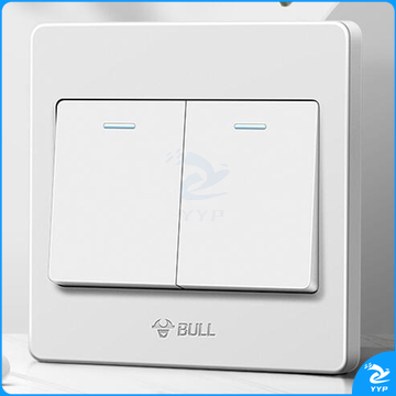 公牛 开关插座 G07K211C G07系列 二开单控开关 86型面板