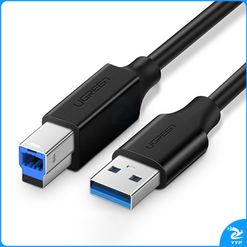 绿联 UGREEN A公对B公数据线升级款 30753 USB3.0 1米