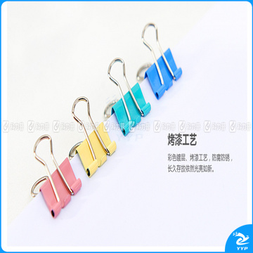 晨光 M＆G Eplus彩色长尾夹 ABS92743 15mm 60个/筒