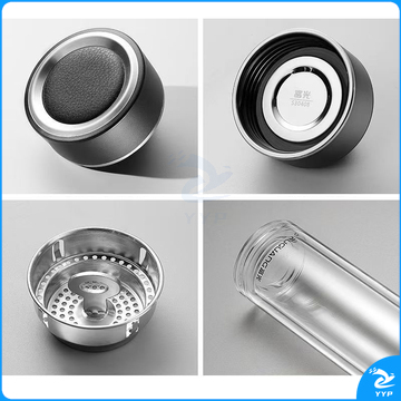 富光 FUGUANG 正泰双层玻璃杯 G2061-SH-400 400ml 20只/箱