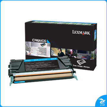 利盟 LEXMARK 墨粉 C746A1CG (青色)