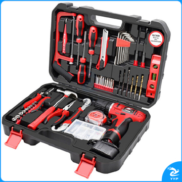 卡夫威尔 电动工具组套 P2982A 109件 (黑色) 商品毛重：4.839kg