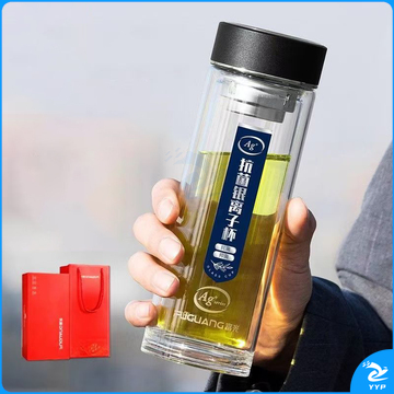 富光 FUGUANG 正泰银离子抗菌玻璃杯 G2061-SH-400K 400ml 20只/箱