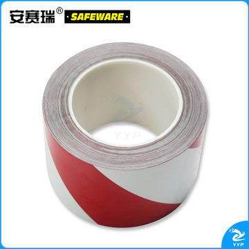 安赛瑞15542反光划线胶带红白75mm*22m（卷）