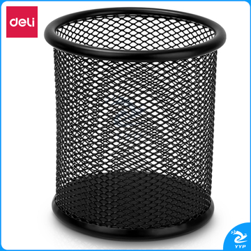 得力 9172 笔筒91*98mm（单位：只） 黑