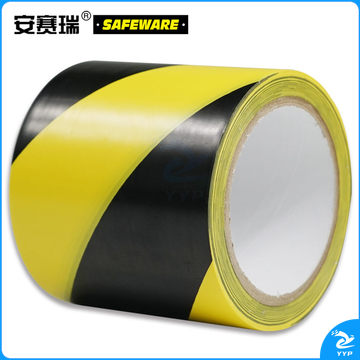 安赛瑞14339地板划线胶带黄黑（卷）