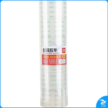 得力 30321 封箱胶带 60mmｘ40y 6卷/筒 （单位：筒） 15筒每箱