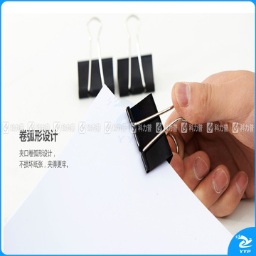 晨光 M＆G Eplus盒装黑色长尾夹 ABS92727 41mm  12个/盒 12盒/包 108盒/箱