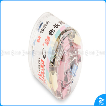 晨光 M＆G Eplus彩色长尾夹 ABS92743 15mm 60个/筒