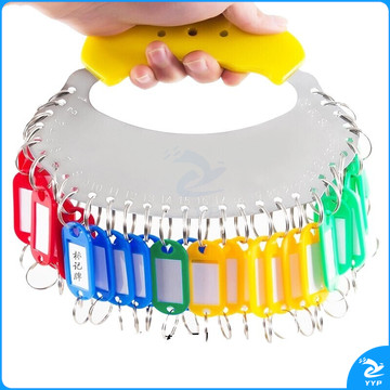 国标 不锈钢盘钥匙圈 30位