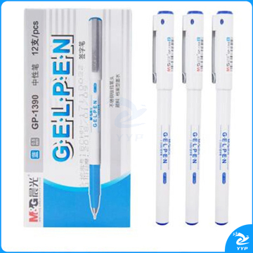 晨光 M＆G 拔帽中性笔 GP-1390 0.5mm (蓝色) 12支/盒 (替芯：AGR640C3)