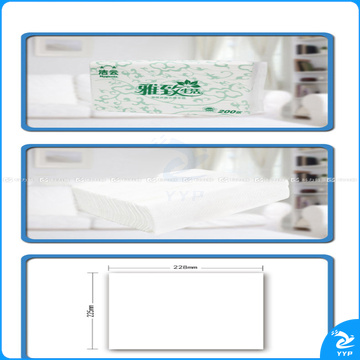 洁云 Hygienix 擦手纸单层三折 156303 200抽/包 20包/箱 （大包装）