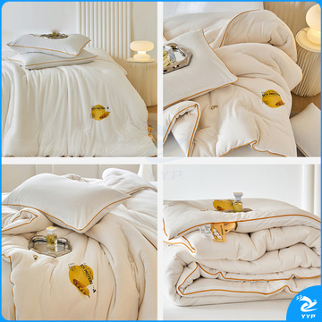 伊伊爱 云柔针织大豆秋冬被 BZ0TDC2301125 150*200cm总重3斤 面料:100%聚酯纤维 填充:20%大豆纤维+80%聚酯纤维 (本白) 袋装