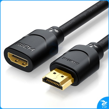 山泽 SAMZHE HDMI线延长线 4K数字高清线 20MN9 公对母转换线 2米