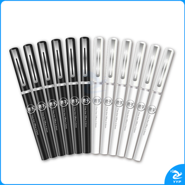 晨光 M＆G 拔帽直液式全针管速干签字笔 ARP57501 0.5mm (黑色) 12支/盒 (替芯 8001)