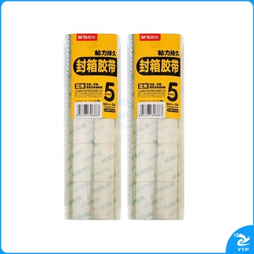 晨光 M&G 普透封箱胶带 AJD97331 60mm*30y 5卷/筒 (单卷售)