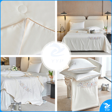 伊伊爱 全棉纯色百花齐放系列大豆夏凉被 BZ0TDC2201046 150*200cm总重2.4斤 面料:全棉 填充:20%大豆纤维80聚酯纤维 (百花齐放-白) 袋装