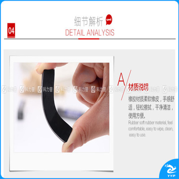 三菱 uni 设计专用橡皮 EP-60BX 58*13*13mm (黑色) 30块/盒