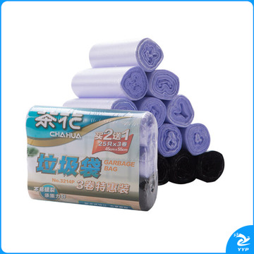 茶花 加厚垃圾袋大号点断式 3214P 3卷/包 45*55cm