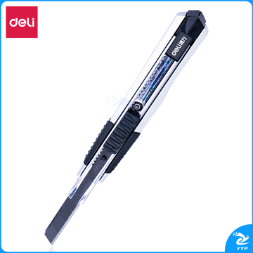 得力2056S美工刀145*18mm（银色）（单位：把）