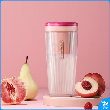 摩飞电器 Morphyrichards 无线充电便携式果汁机 MR9800 300mL (落樱粉)