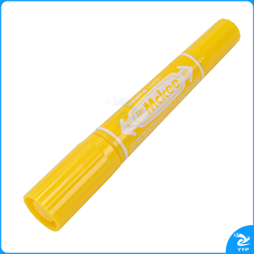斑马牌(ZEBRA) 大麦奇双头记号笔 MO-150 粗头6.0mm 细头1.5-2.0mm (黄色) 10支/盒