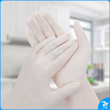 塞莫诗 一次性橡胶检查手套 LM903MW-M 100支/盒