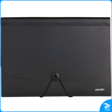 得力5236 A4-13格风琴包(灰)