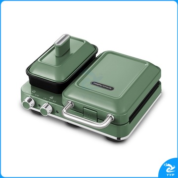 摩飞电器 Morphyrichards 轻食机 (蒸锅三文治机) MR9086 1100W (薄荷绿)