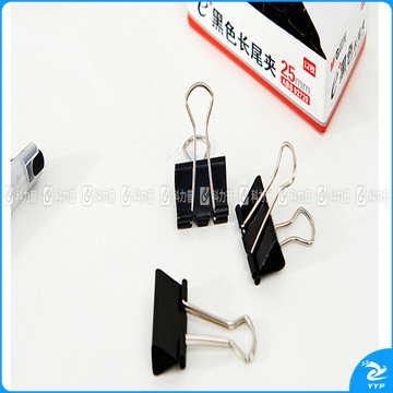 晨光 M＆G Eplus盒装黑色长尾夹 ABS92729 25mm  12个/盒 12盒/包 240盒/箱