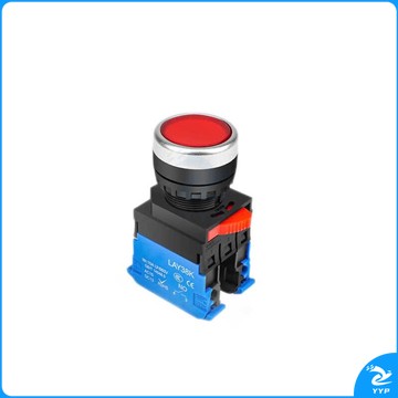 国标 绞缆机按钮 LAY50-22 66V 10A AC-15 DC-13 (（按压式 红 带白锁）)