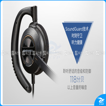缤特力 plantronics 轻便型专业耳挂式QD耳机带麦克风 HW530 单耳耳挂式仅重22克 不含线 需根据话机配线使用