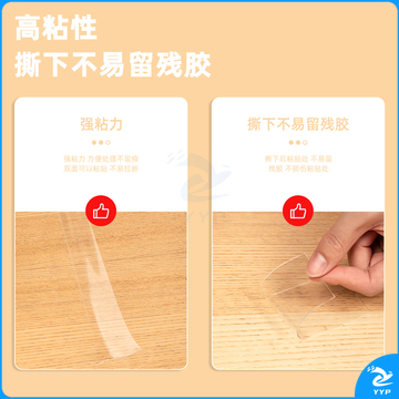 得力33612双面透明胶带(透明)(1卷/盒)12小盒/中盒（中盒）