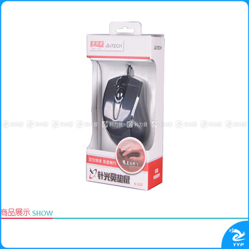 双飞燕 A4TECH 有线鼠标 N-500F (灰色) USB