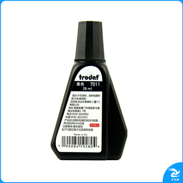 卓达 trodat 水性印油 7011 28ml (黑色) (回墨印专用)
