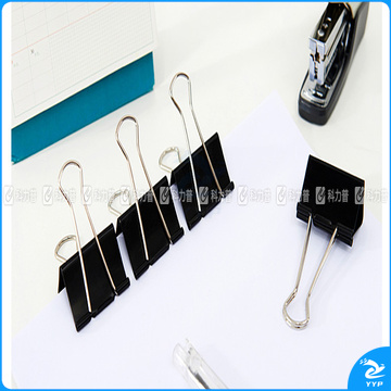 晨光 M＆G Eplus盒装黑色长尾夹 ABS92726 50mm  12个/盒 12盒/包 60盒/箱