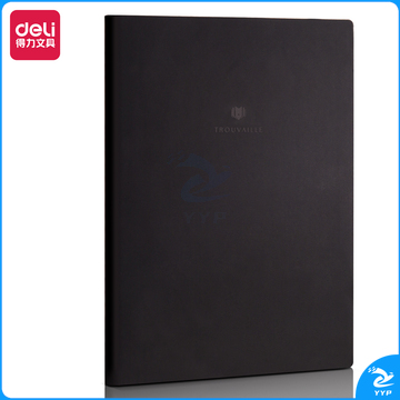 得力3175会议记录本A5/96张(黑色)(本)