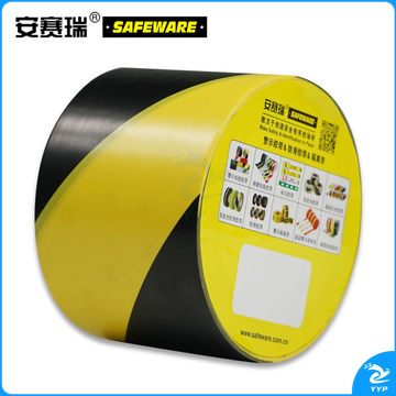 安赛瑞14323地板划线胶带黄黑7.5cm*22m（卷）