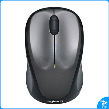 罗技 Logitech 无线鼠标 M235 带2.4G接收器-USB (灰色)