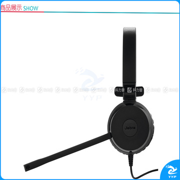 捷波朗 Jabra 统一通信耳麦 EVOLVE 30II MS Mono 单耳 USB+3.5mm接口  可调音量/闭音/挂接/降噪 智能切换 微软认证