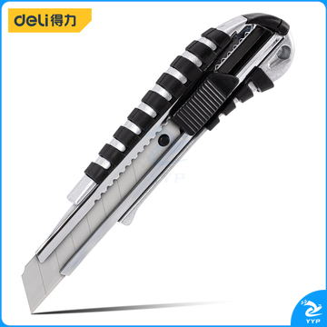 得力工具 DL4254 美工刀银18mm(把)