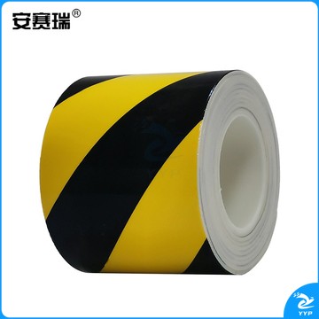 安赛瑞12067防撞缓冲警示胶带缓冲防撞胶带卷黄黑（卷）