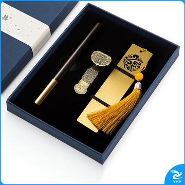 国标 如意U盘16G 祥云书签 黑檀笔 祥云如意套装