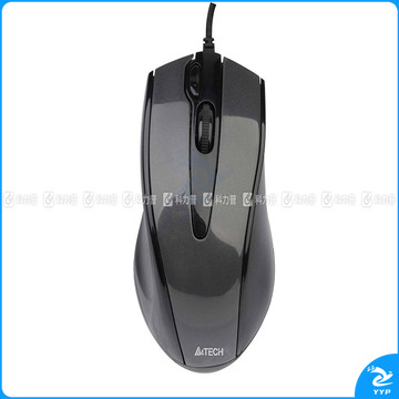 双飞燕 A4TECH 有线鼠标 N-500F (灰色) USB