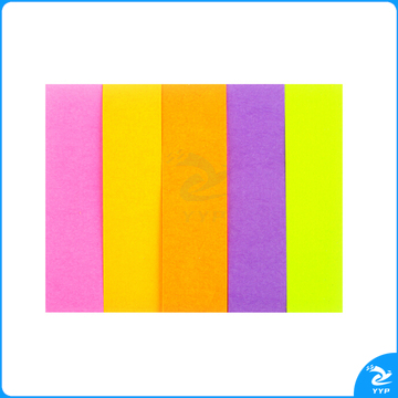 3M 纸质便利贴 670-5AN 13*51mm (荧光5色) 100页/条 5条/包