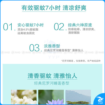 六神 Liushen 驱蚊花露水 180ml/瓶  30瓶/箱 (喷雾)