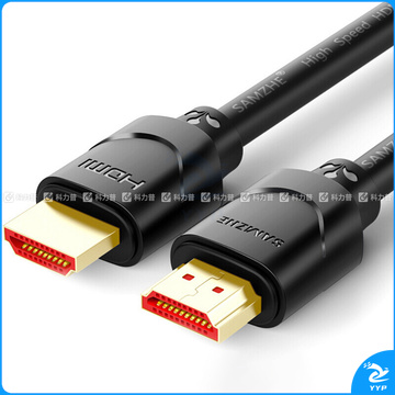 山泽 SAMZHE HDMI线 10SH8 2.0版 4K数字高清线3D视频线数据线 1米 18Gbps 投影仪电脑电视机机顶盒连接线 