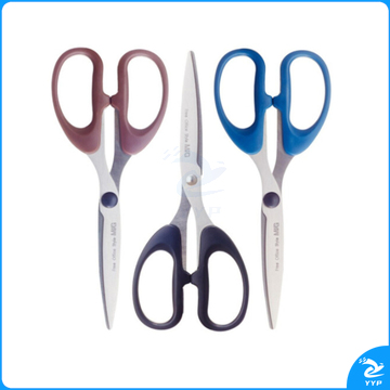 晨光 M&G 经典耐用型不锈钢办公剪刀 ASS91420 180mm (棕色、黑色、蓝色颜色随机) 12把/包 144把/箱 (颜色随机)不锈钢