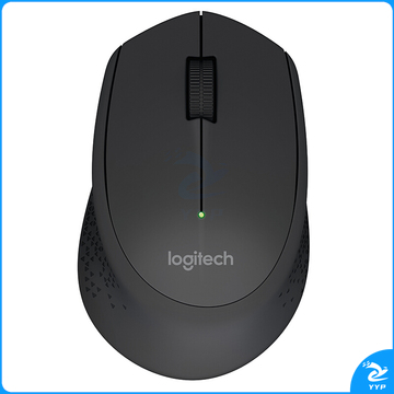 罗技 Logitech 无线鼠标 M280 带2.4G接收器-USB (黑色)