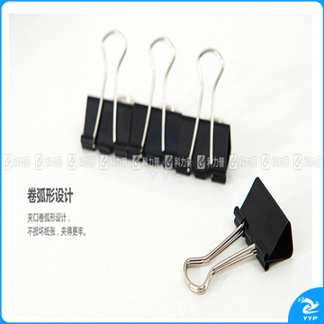 晨光 M＆G Eplus盒装黑色长尾夹 ABS92729 25mm  12个/盒 12盒/包 240盒/箱